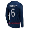 Virallinen Fanipaita Pitkähihainen Paris Saint-Germain Verratti 6 Kotipelipaita 2022-23 - Miesten